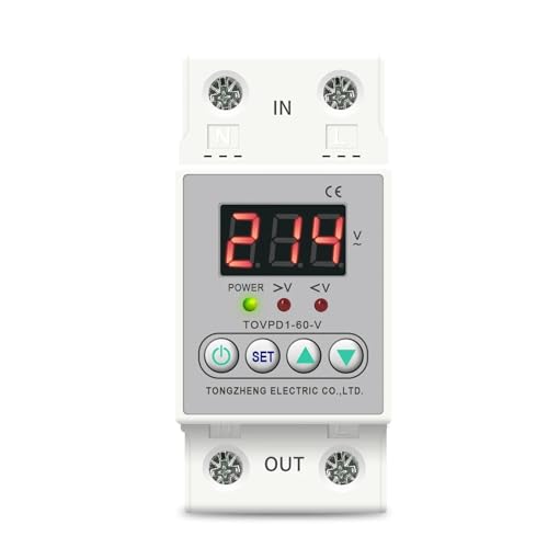 Protecteur de reconnexion automatique 60A réglable pour tableau électrique