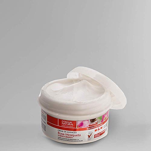 Creme de Massagem Rosa Mosqueta e Argila Branca, D'agua Natural, 300 g 6 Creme de Massagem Rosa Mosqueta e Argila Branca, D'agua Natural, 300 g - Imagem 6