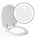 YINETTECH 4Pcs Toilet Bolt Decorative Cover Cap 45x8mm for Toilet Seat White