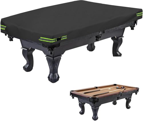 Pool Table Cover 7ft 600D Waterproof Covers for Billiard Pool Table Heavy Duty Scratched-Free UV Protection Snooker Furniture Table - 7 Feet