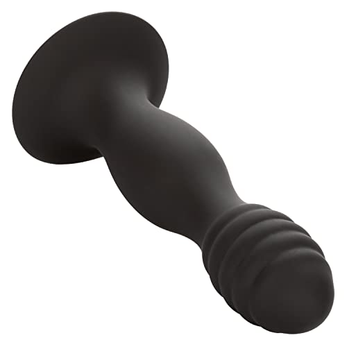 Ribbed Anal Stud stimulation progressive avec surface côtelée et base sûre - 4