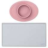 ezpz Tiny Placemat + Tiny Bowl - Baby Essentials mat and Bowl