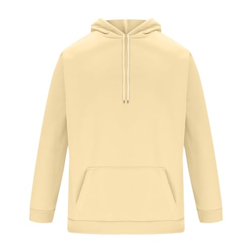 Uillui Mens Big Tall Pullover Fleece Hoodie Casual Sweatshirt Long Sleeve Workout Drawstring Hoodie Gym Athletic with Pocket3