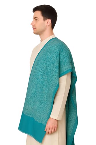 Image of Men's Kashmiri Wool Jamawar Shawl