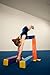 Tumbl Trak 2 Foot Fun Stick 6 Pack - Versatile Gymnastics, Cheer, and Dance Foam Obstacle - Colors May Vary