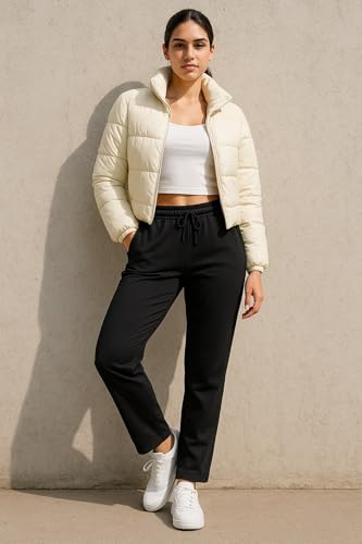 Image of BLINKIN Women's Fleece Track Pants | Warm Winter Joggers with Pockets | Soft Cosy Sweatpants & Gym Pants for Women (248)