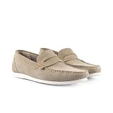 Silver Street London Stanhope Mens Casual Suede Slip on Loafers Sizes 7-12 (Sand, UK Footwear Size System, Adult, Men, Numeric, Medium, 8)