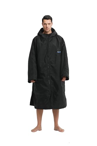 Unisex Swim Parka, Heavy-Duty Waterproof, Oversize Change in/Out of Wetsuit