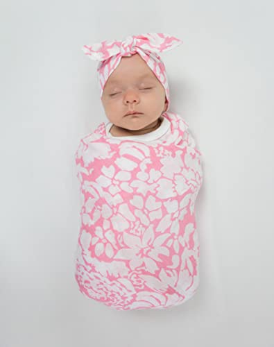Image of SwaddleDesigns Marquisette Receiving Swaddle Blanket for Baby Boys & Girls, Soft Premium Cotton Muslin, Best Shower Gift, Pink Lush, Parent Picks Award Winner Small