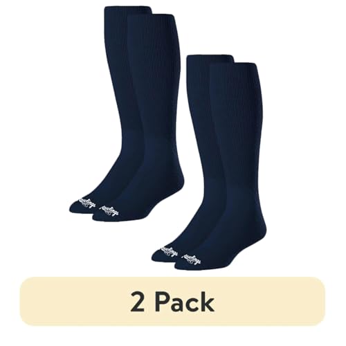 Rawlings | 2 Pair | Athletic Socks | Baseball/Softball | Multiple Sizes/Colors2