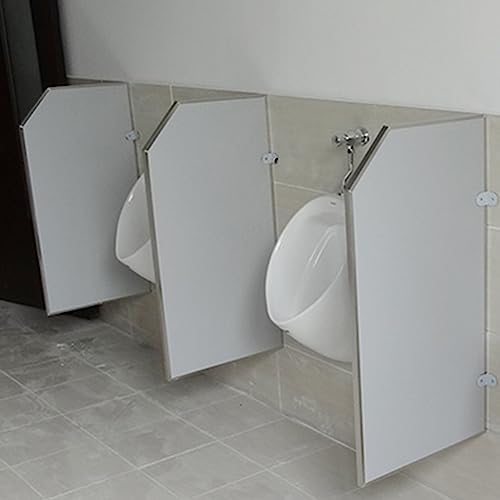 Urinal Screen Toilet Partition, Wall-Mounted Men's Urinal Privacy Screen, Waterproof PVC Urinal Baffle Urinal Screen, for Sools/kindergartens/Shopping Malls (Color : 4Pcs)