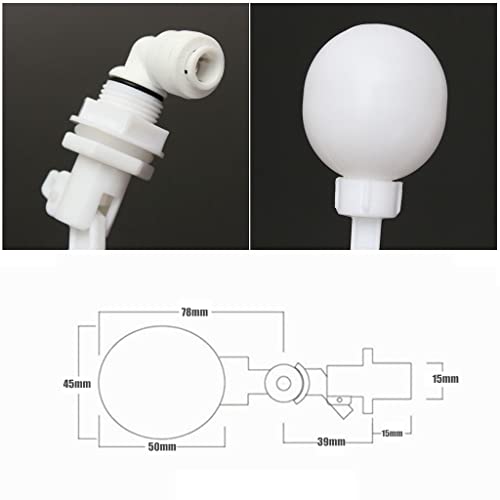 Válvula de control de nivel de agua con rosca de 3/8'' y brazo regulable 3