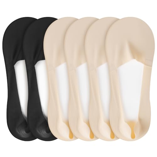 Image of Forbidden Road No Show Socks Non Slip Low Cut Invisible Socks for Women