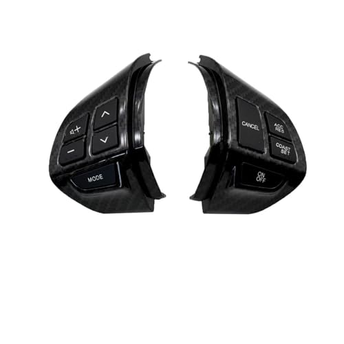 Bouton régulateur vitesse carbone pour volant Mitsubishi Outlander XL commande sonore de qualité