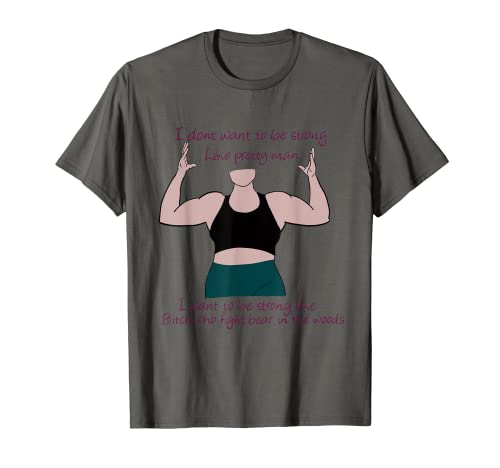 Femme forte drôle de gym féministe T-Shirt Cover