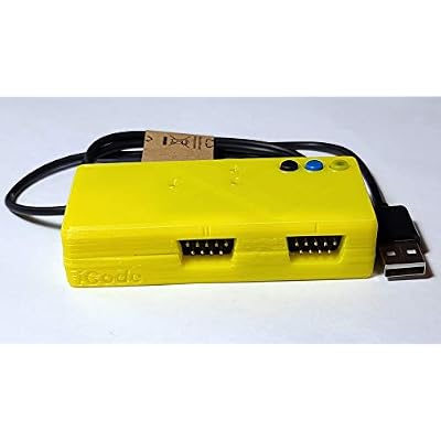 USB Adapter for Atari Joystick, Paddle, Driving by iCode, Dual DB9 Ports Converter, Pro Plus Edition,Varies,(ATARIPROP2USB)