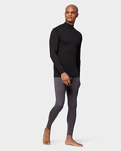 32 Degrees Heat Mens Performance Thermal Lightweight Baselayer Mock Top Long Sleeve Top2