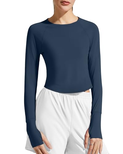 G4Free Lightbreeze Womens UPF 50+ Long Sleeve Workout Tops Rash Guard Shirt - image 1