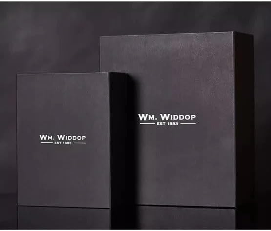 WM.Widdop. Round Silver Mantel Clock - Decorative Clock W2937S