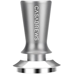 CASABREWS 51mm Espresso Tamper, 30lb with Spring Loaded, Stainless Steel | Flat Stainless Steel Base