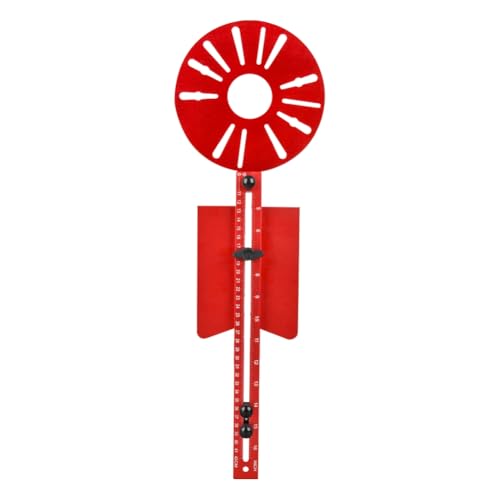 Rfeeuubft Cortador de Orificios Circular Auxiliar Soporte de Guía Circular de Corte Base de Enrutador Plantilla de Corte Circular Ranura de Fresado Universal
