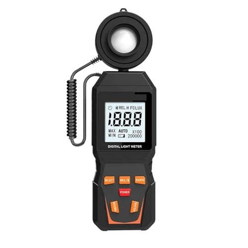 Luxómetro medidor de lux 1010D Plus digital para iluminación de 0-200k