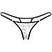 Yihuimin Womens Sexy Low Rise Micro Back G-String Thongs T-Back Tiny Panties Underwear Silver One Size