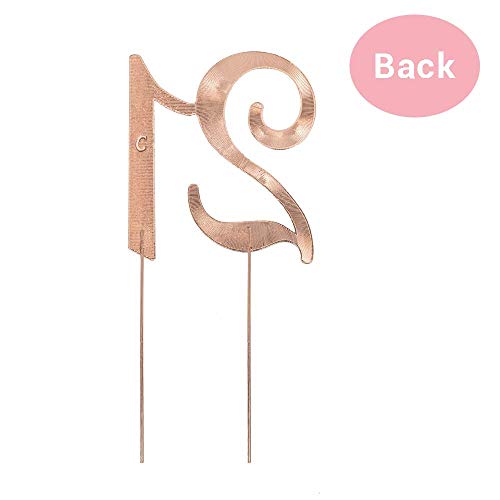 21 Cake Topper - Premium Rose Gold Metal - 21St Birthday Party Sparkly Rhinestone Decoration Makes A Great Centerpiece - Now Protected In A Box #TOP6
