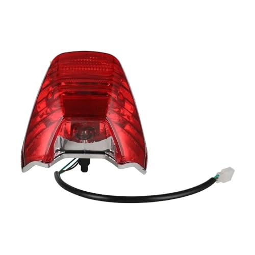 Feu arrière moto Hawk avec éclairage d'immatriculation pour circuler de nuit