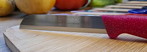 Solingen / 6x / Edelbach / 6er messenset gemaakt in Duitsland Universeel mes, fruitmes, groentemes, schilmesje, zeer scherp - Image 5