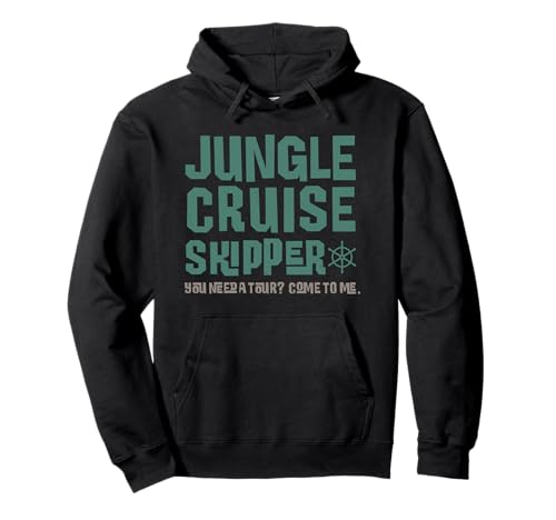 Sweat Disney Jungle Cruise Skipper à capuche noir pour adulte