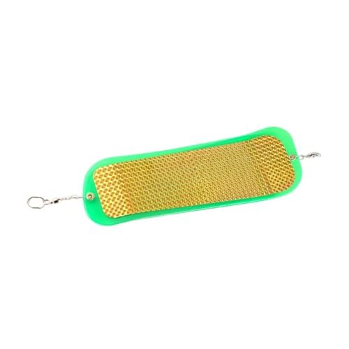 YIJU Fishing Lure Flasher Fishing Flasher Gift Versatile Lightweight Practical for Trolling Salmon Supplies for Men Adults Women, Green