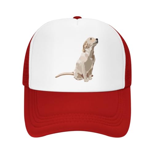 Labrador Retriever Trucker Hat Snapback Mesh Baseball Cap Unisex2