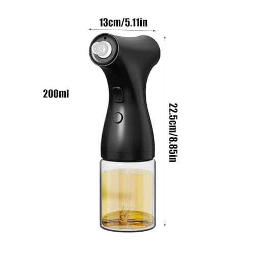 Botella de aerosol de aceite para cocinar de forma saludable y aliñar ensaladas 7