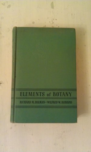 Elements of Botany B000F2Z0P8 Book Cover