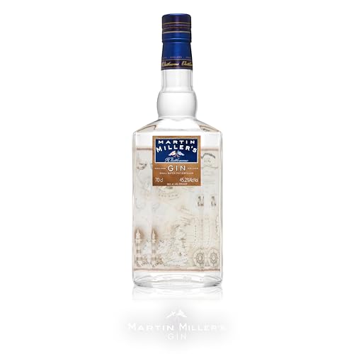 Martin Miller's Westbourne Strength Dry Gin (1 x 0.7 l), charakterstarker Gin, begeistert mit...