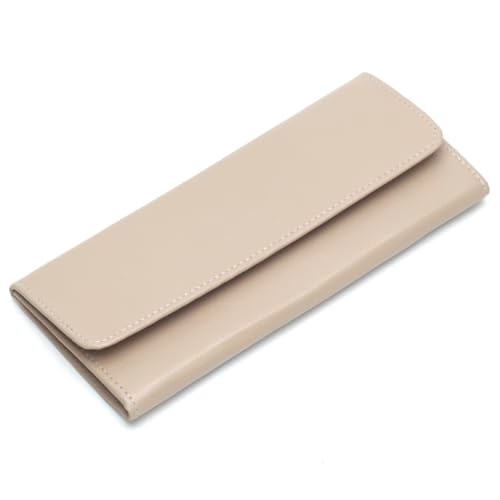 Carteira Feminina Couro Legitimo Para 12 Porta Cartão (Nude)