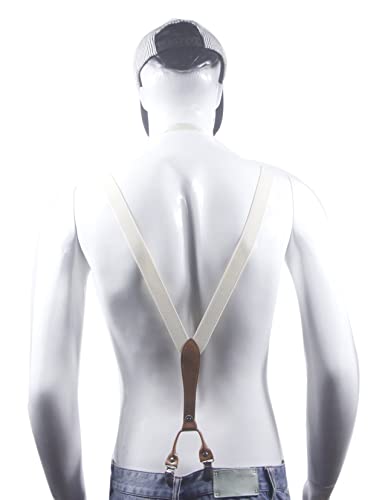 Image of Men's Suspenders Bowtie Set Elastic Y Shape Style Women's Suspenders Bowtie For Wedding&Formal Events