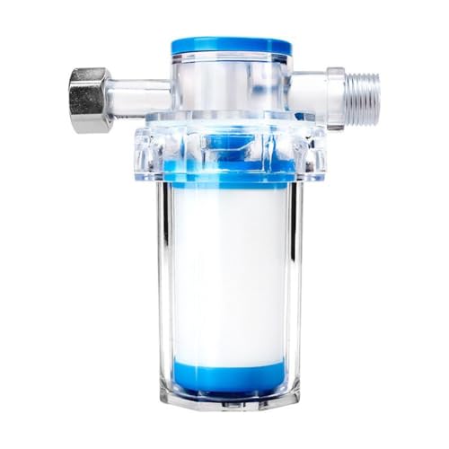 Violiica Cartucho de filtro de purificación de agua para ducha y lavadora, construcción de algodón PP, elimina el cloro, metales pesados y amoníaco, reemplazo de 3 meses