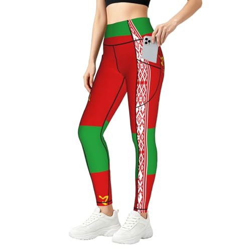 Pantalones elásticos de Bielorrusia de mujer con bolsillos transpirables