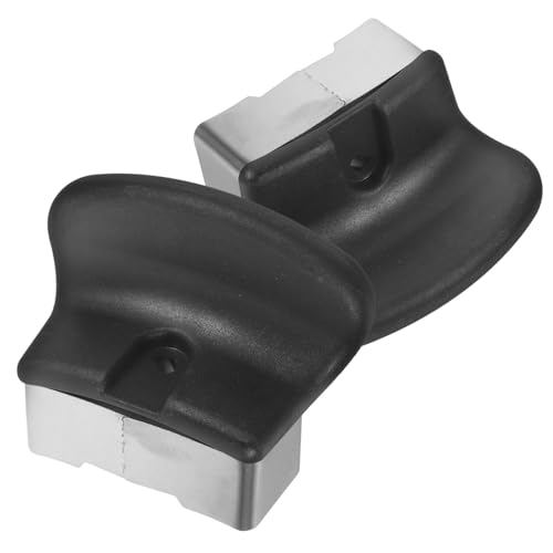 Repuesto de Manijas Laterales para Olla a Presión 2 Piezas de Baquelita y Acero Inoxidable | Acabado Negro, Compatible con Olla de Leche y Olla de Caldo, Fácil Instalación, Bordes Suaves sin Rebabas, Base de Acero 201 miniatura 1