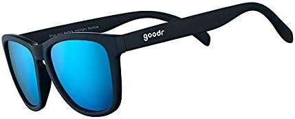 Goodr OG Sunglasses (no slip, no bounce, all polarized) (Mick & Keith's Midnight Ramble, Blue)