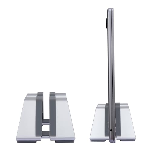 Psitek Supporto Verticale Regolabile per Laptop - Alluminio, Compatibilità Universale per Tutti i...