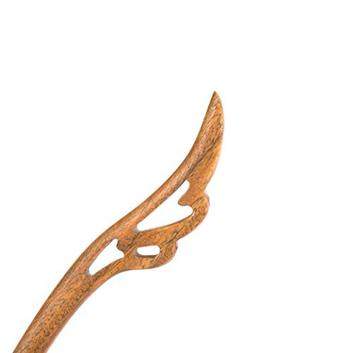 FINGER LOVE Handmade Carved Wooden Hairpin vintage Chopsticks Chinese Decorative Accessory Wood Hair Stick Fortune a