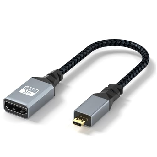 Female to Male Video Card Cable 4K60H 90Degree Elbow 3840x2160P Clear and Fast Speed for Projector, Computer Screen