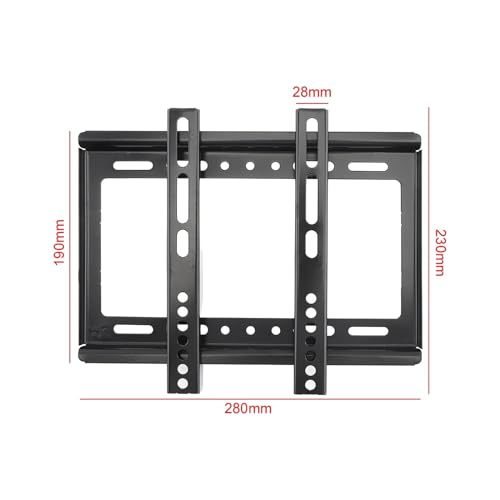 Support mural TV rétractable avec niveau d'alignement pour cadre TV HD