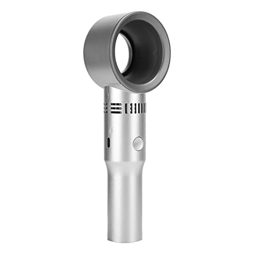 Tangxi Mini Ventilador de Mano sin Aspas, Ventilador Recargable USB, Esquemas de Colores Frescos, 4 Horas para el Hogar Al Aire Libre, Rosa Rojo, 1 de Mano para el Hogar Al Aire Libre (SILVER)