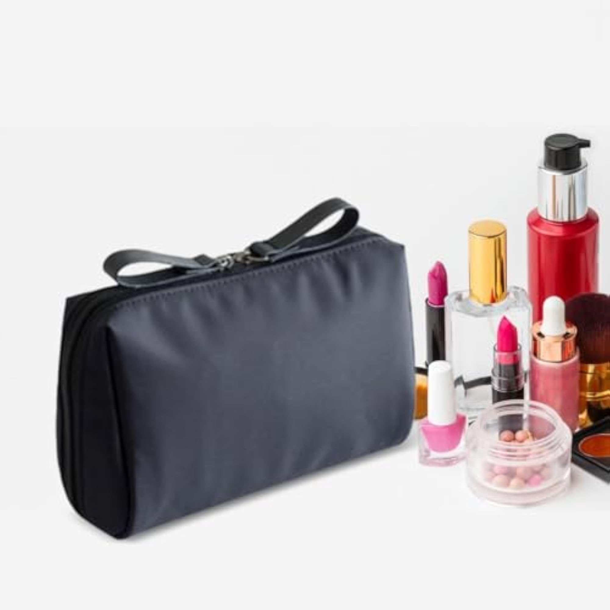 Cosmetic Bag with Divider, Organizer Storage Bag