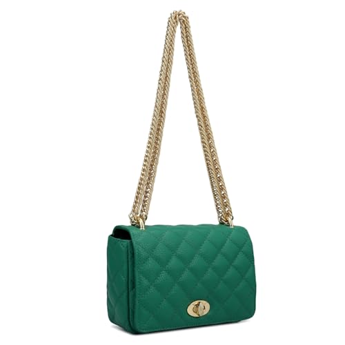 Image of Da Milano Small Leather Shoulder Bag (LB-OR-3024)