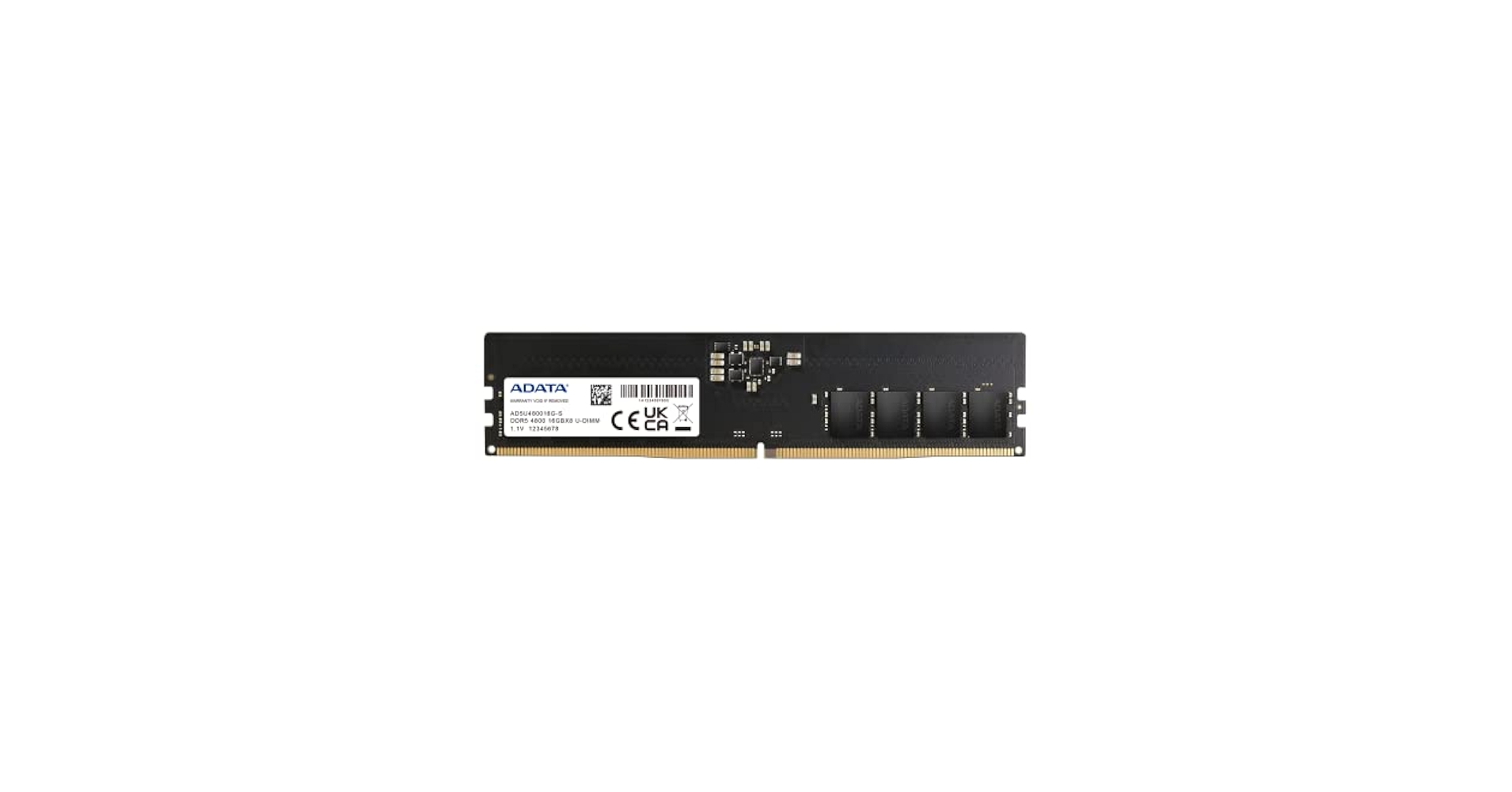 ADATA Premier DDR5 4800MHz 16GB UDIMM Memory RAM Module